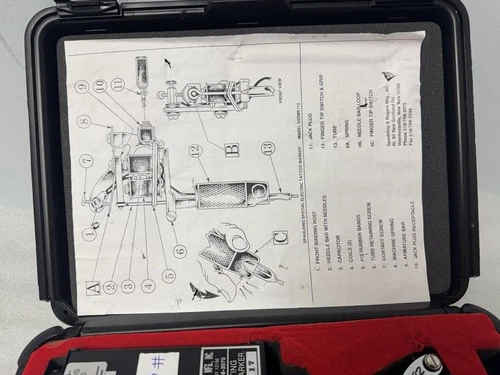 Spaulding & Rogers Electric Tattoo Animal Marker Kit-110V, SN 5687 image 5