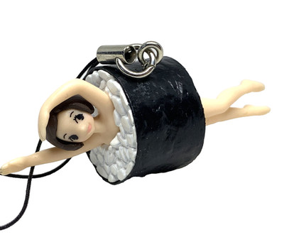 Takara Tomy Arts Moso Oneesan Sushi Delusion Sister Tekka Maki Figure Strap #2
