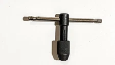 T-Handle Tap Wrench, Size 0" - 1/4" - Made in USA