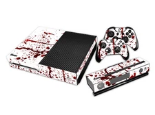 Xbox One Skin Design Foils Sticker Screen Protector Set - Blood Motif