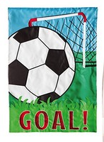 Garden Applique Soccer Goal Flag, 12.5x0.15x18 Inches, New, Free Shipping on sale Garden Applique Soccer Goal Flag, 12.5x0.15x18 Inches, New, Free Shipping on sale