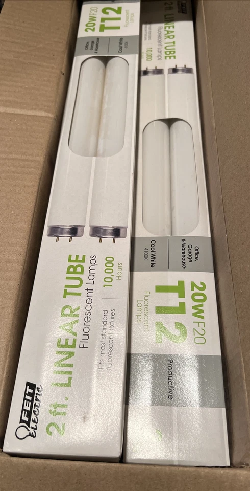 5 - 2-Packs Fluorescent Light Bulbs 24", 91044, F20 T12, 20 Watts, Cool White - Image 3 of 4