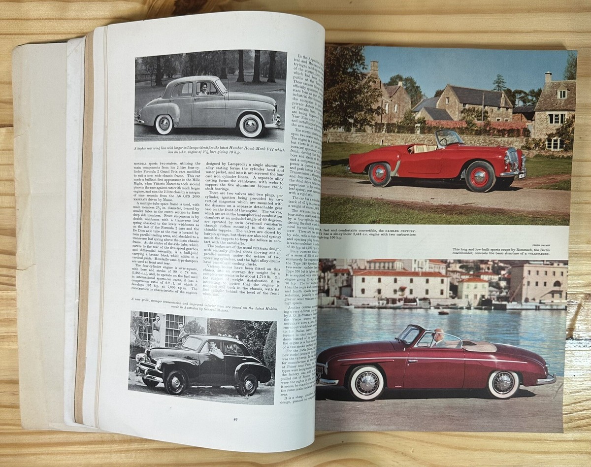 洋書 Automobile Year ANNUAL AUTOMOBILE REVIEW 1955 - AUTOMOBILE YEAR 2 1954-55