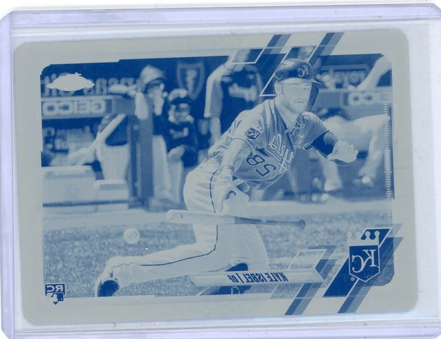 2021 Topps Chrome Cyan Printing Plate Rookie #USC98 Kyle Isbel No 1 of 1