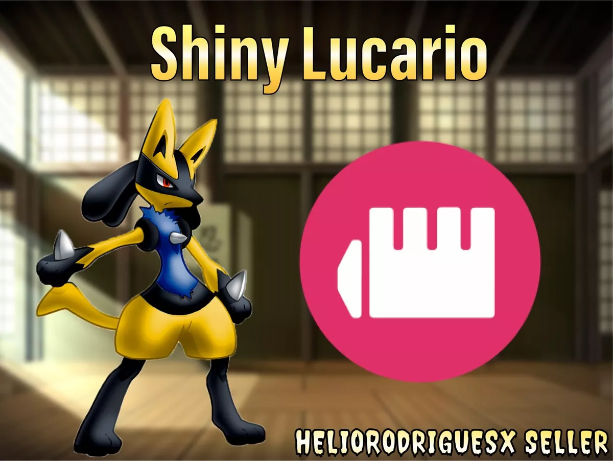 Pokémon Go Trade Shiny Lucario 2nd Charge Move Pvp - (REGISTERED/Ultra  Friends)