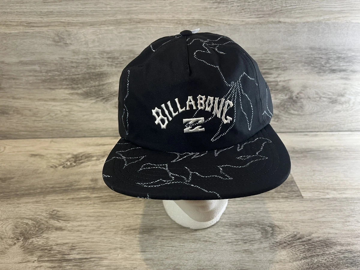 Billabong Arch Team Unstructured Color Black SOFT Brim Strapback Hat  ABYHA00331 | eBay