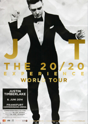 Justin Timberlake - Mirrors, Frankfurt 2014 | Konzertplakat | Poster