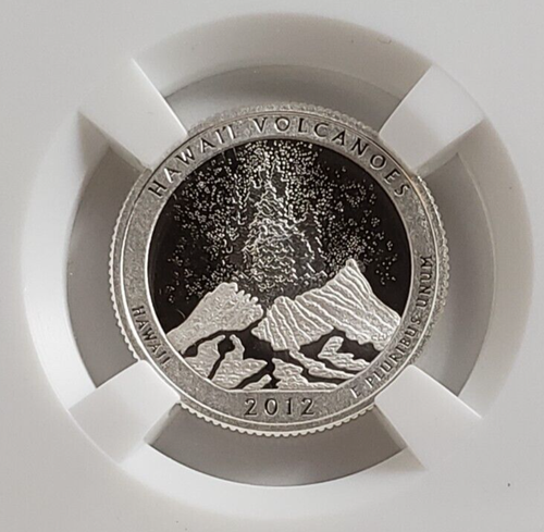 2012-S ATB Silver Proof Quarter - Hawaii Volcanoes with Vintage Stamps - W4 - Bild 5 von 10