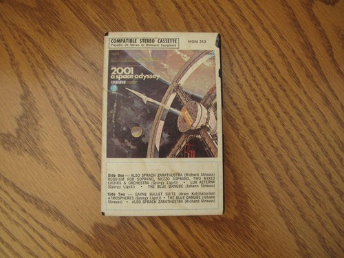 Cassette Tape Rare Snap Case 2001 A Space Odyssey Motion Picture Soundtrack VTG.