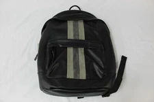 James Campbell Backpack  Black & Gray Leather Padded Unisex  SS-BP10823AQ New