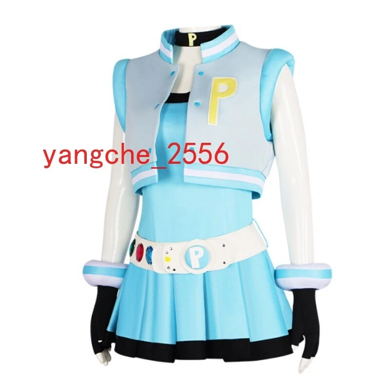 NEW Powerpuff Girls Z Blossom Bubbles Buttercup Cosplay Costume Cartoon COS Suit - Image 3 of 4