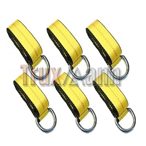 2"X12' Lasso Strap Tie Down Wheel Lift Tow Truck Trailer Flatbed