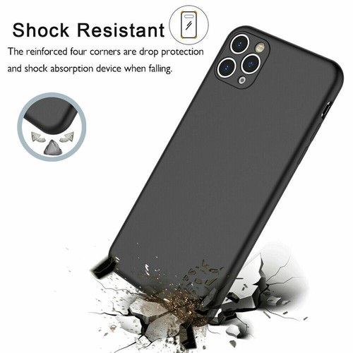 For iPhone 12 11 Pro Max XS Max XR Liquid Silicone Clear Case Camera Lens Cover - Picture 7 of 27