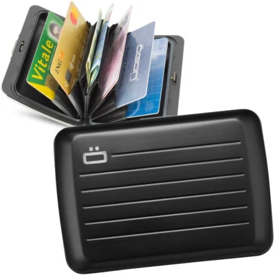 ÖGON Aluminium Geldbörse RFID Portemonnaie Brieftasche Geldbeutel City Wallet - Bild 1 von 4