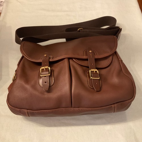 Bolso de Hombro BRADY ENGLAND Cuero Marrón Pesca Trucha - Imagen 13 de 13