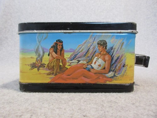 1978 Legend of The LONE RANGER TV movie Radio Western LUNCHBOX Condition #8 - Picture 7 of 7