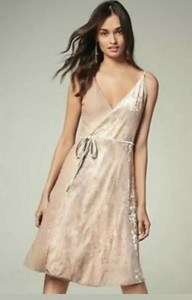pink blush wrap dress