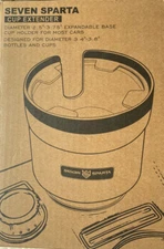Seven Sparta Cup Extender, Expandable Base, Diameter 2.5 Inches - 3.75 Inches 