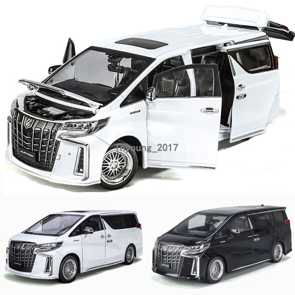 1:18 Alphard MPV Modelo Coche Diecast Coches de Juguete Niños Regalos Niños Juguetes Hombres Colección