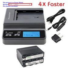 Kastar Battery Multifunction Charger for NP-F970 CCD-TRV26 CCD-TRV27 CCD-TRV300
