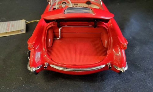 Franklin Mint 54 Chevy Corvette Red w Original Box & Paperwork - Picture 6 of 12