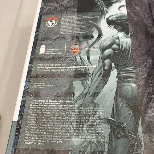 The Darkness Compendium Volumen 1 Primera impresión 2008 Top Cow Productions HCDJ - Imagen 7 de 7