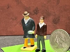Dollhouse Miniature Man & Young Boy 1:48 Quarter inch Scale B244 Dollys Gallery