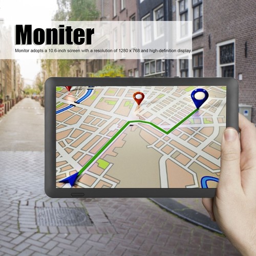 10.6' HD Screen Portable Monitor 1280X768 for Car Video GPS CCTV BNC VGA - Photo 11/19