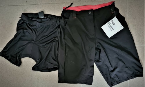 CRIVIT® Damen Funktionsshorts Fahrradshorts Short herausnehmbarer Innenhose NEU - Bild 2 von 4