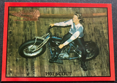 #20 1931 Scout / Samantha Morgan - Vintage Indian Motorcycles Series 2 Card