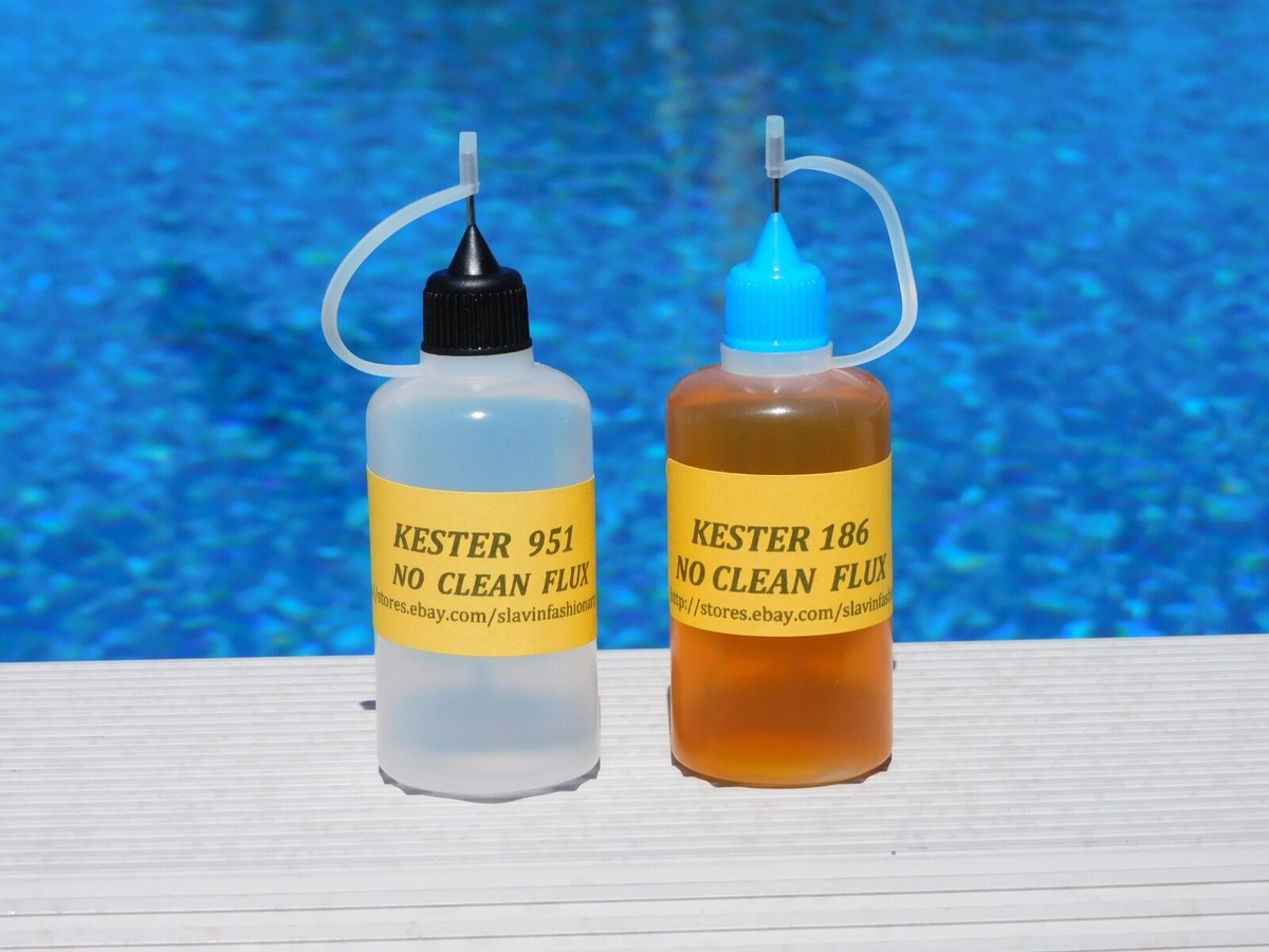 Kester 951 + Kester 186 Lead-Free No-Clean Soldering Flux – 60ml Combo Pack