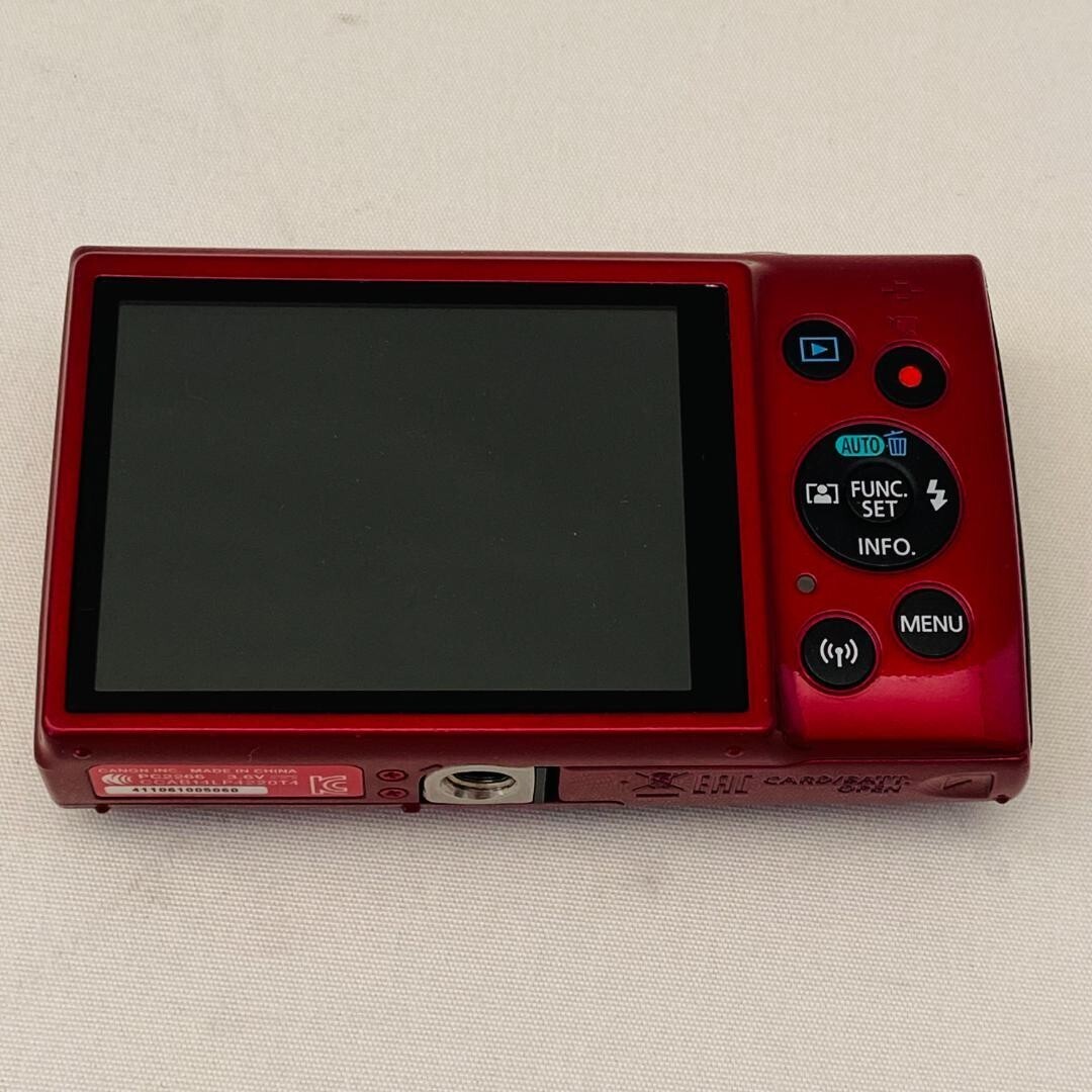 Canon IXY 190 BK PowerShot Camera RED 20.0MP 10X English
