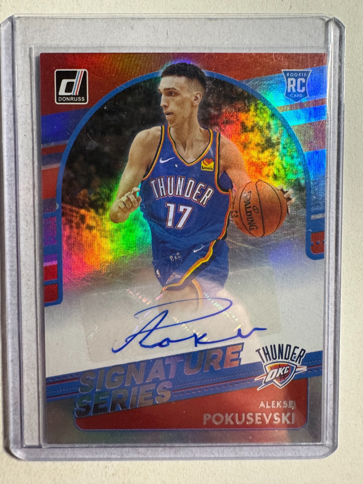 K305,164 - 2020-21 Donruss Signature Series #70 Aleksej Pokusevski Auto