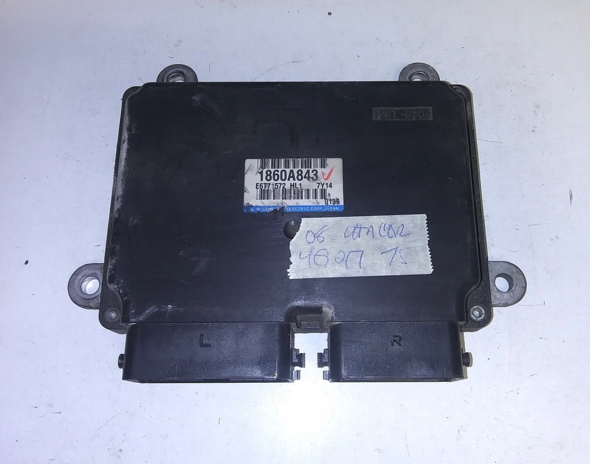 2008 Mitsubishi Lancer Engine Control Unit ECU 1860A843 ECM