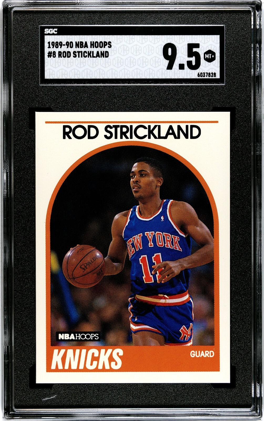 1989 NBA Hoops #8 Rod Strickland SGC 9.5 RC