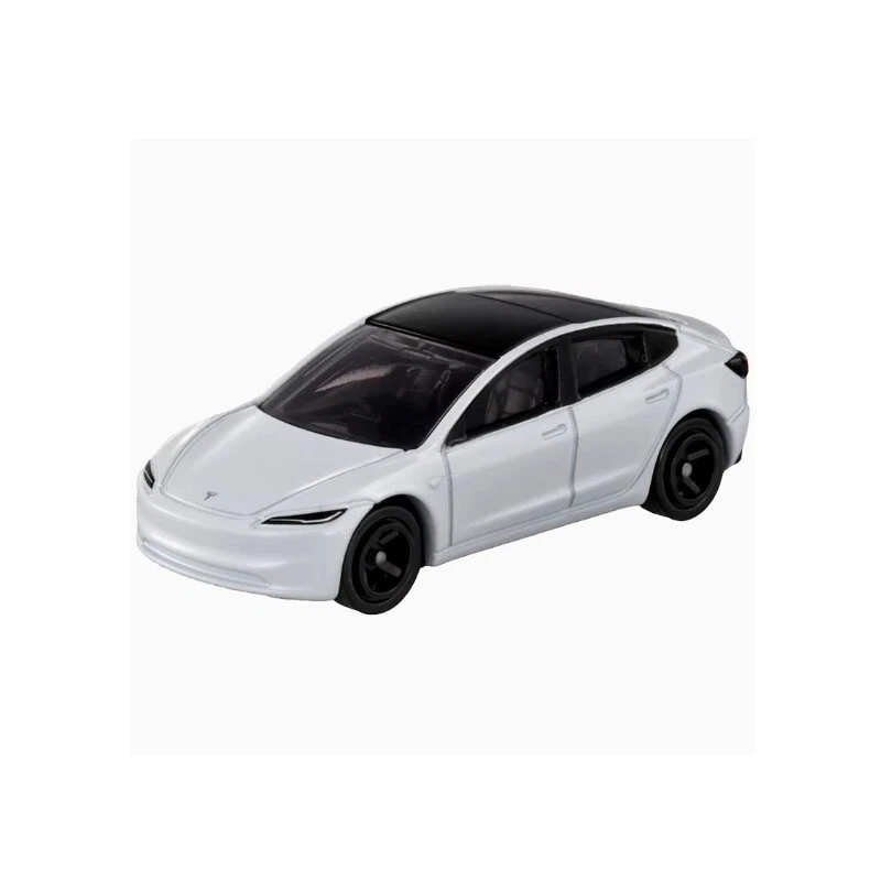 Takara Tomy Tomica 98 TESLA Model 3 White Diecast Mode Toy Car New in Box 2025 - Image 2 of 4