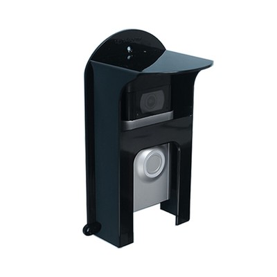 Black Plastic Doorbell Rain  coverfor Ring 2/3/4/2020/Pro 2/Wired Video Doorbell