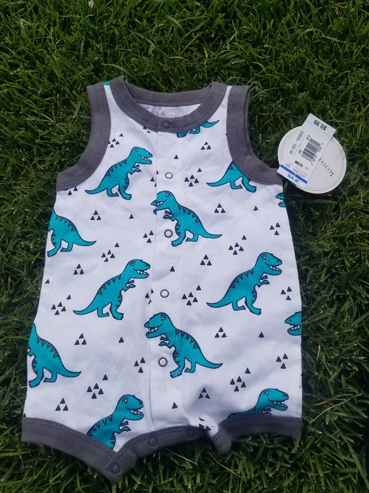 3-Piece lot!! Baby Boy Clothes 0-3 Months One Piece, Jumper, Jump Suit NWT - Image 4 of 4