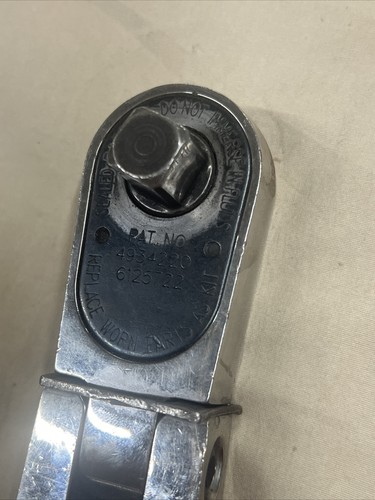 Snap On 1/2" Drive SAE Adjustable Torque Wrench - TQR250E - W/Case - Picture 4 of 20