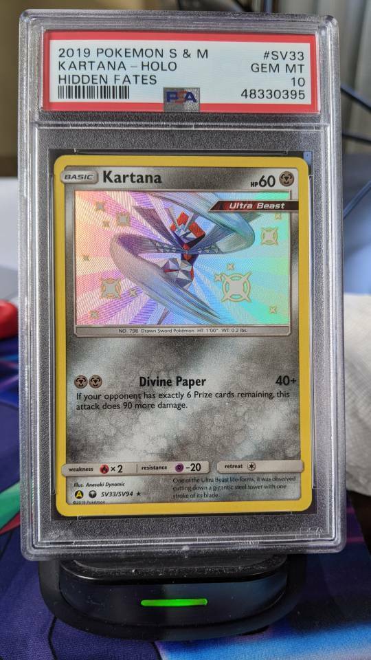 2019 Pokemon Kartana Holo Hidden Fates PSA Gem Mint 10