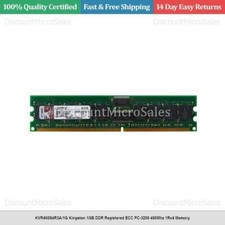 KVR400S4R3A/1G Kingston 1GB DDR Registered ECC PC-3200 400Mhz 1Rx4 Memory