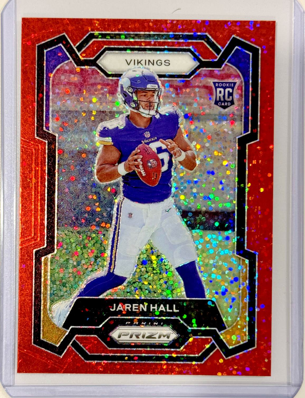 2023 Panini Prizm Jaren Hall Rookie Red Sparkle Sp #367 NFL RC Rookie Card