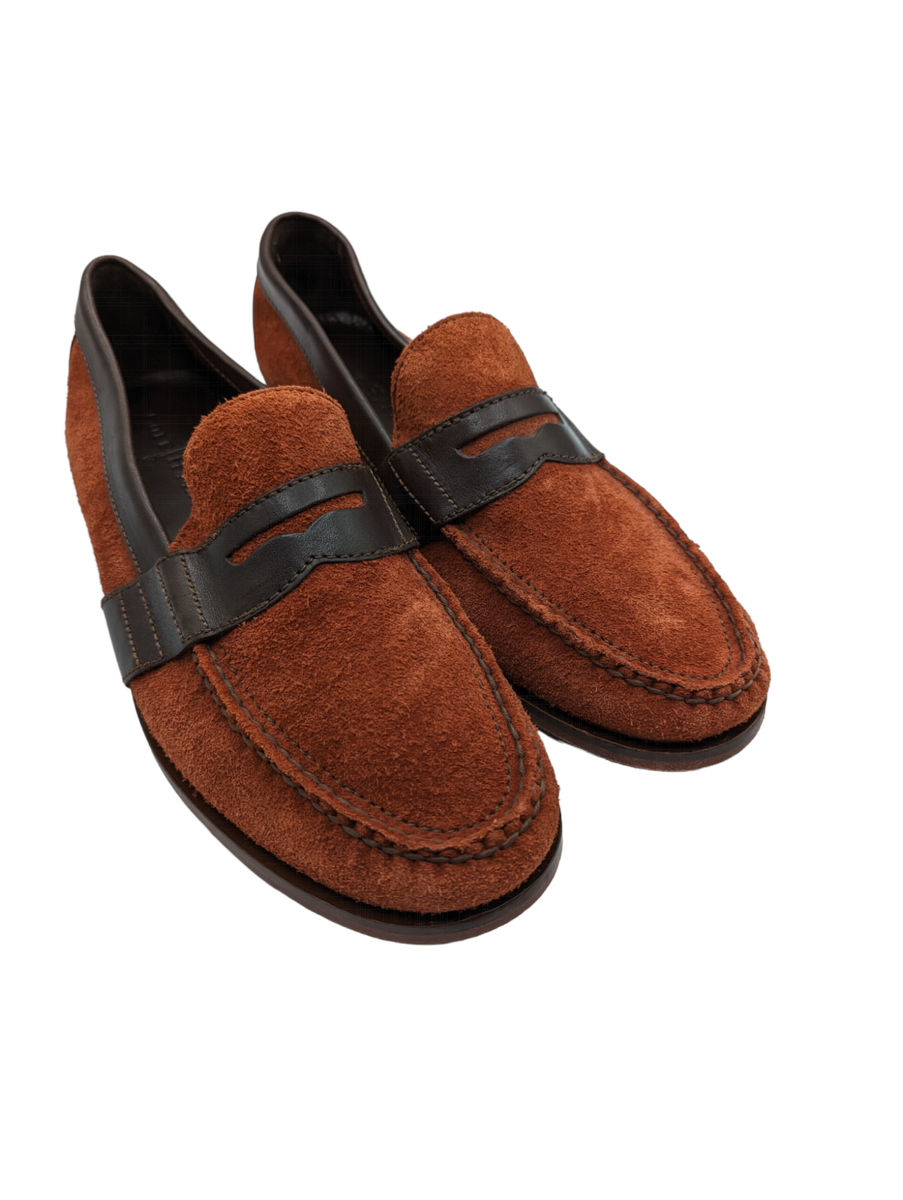 Cole Haan Air Monroe Penny Loafer Suede Size 12 M Cole Haan Air Monroe EVA Penny Blue /Cognac Leather Size 8 1  main image 3