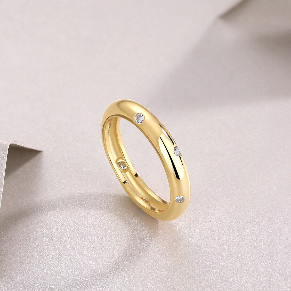 Moissanite 925 Sterling Silver Engagement Ring for Women Fashion Rings D/VVS1