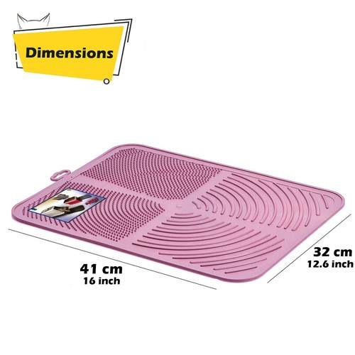 Cat Litter Tray Mat Clean Floor Pet Quality Placemat Box Pan Toilet Pad Kitten - 第 13/23 張圖片