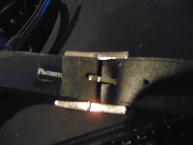 DISEÑADOR ITALIANO "CESARE PACIOTT" CINTURÓN DE CUERO NUEVO, HECHO EN ITALIA. Foto 4 de 4