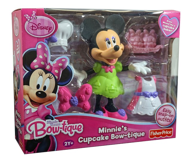 minnie mouse doll with snap on clothes