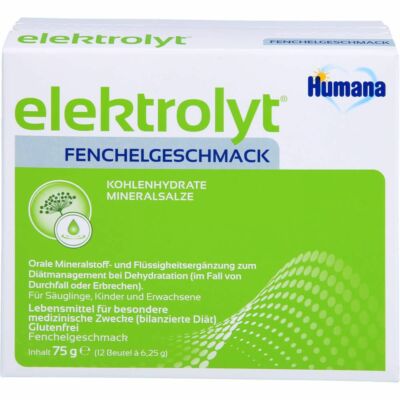 HUMANA Elektrolyt Fenchel Pulver Faltschachtel 75 g PZN15394393