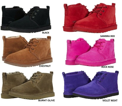 NEUF authentiques bottes d'hiver pour femmes UGG chaussures Neumel noir châtaignier rose rouge  - Photo 1 sur 30