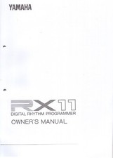 YAMAHA RX11 OWNERS MANUAL COPY, VERY GOOD Condition, FREE POSTAGE